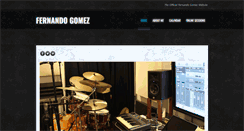 Desktop Screenshot of fernandogomezdrums.com